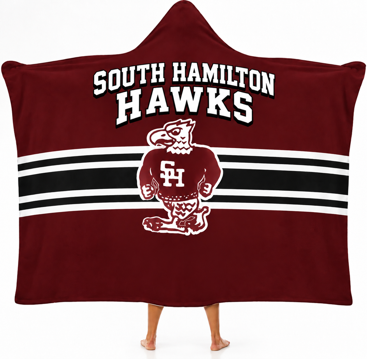 Hawks Hooded Blanket